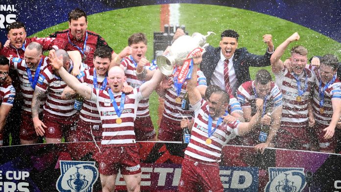  Challenge Cup final 2022: Liam Marshall's try snatches 16-14 win for Wigan Warriors over Huddersfield Giants |  Rugby League News
